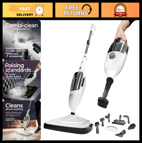 Steam mop handheld - 2-in-1,