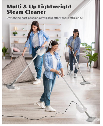 Steam mop with - steam,