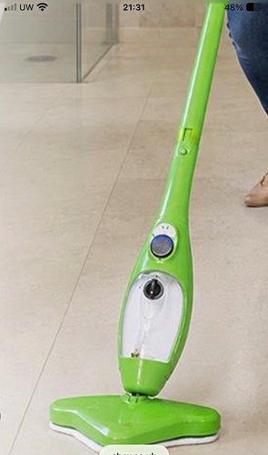Green white upright - green/white, steam